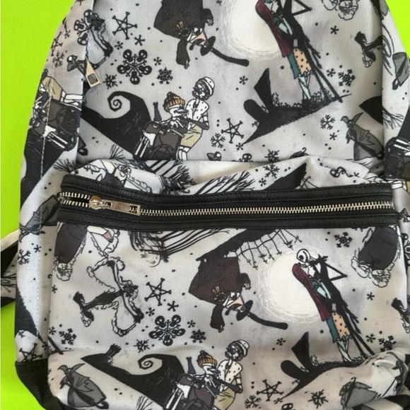 Disney Nightmare Before Christmas Holiday Backpack Snow Design NWT main image 5